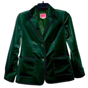 Kate Spade Velvet Torrey Pine Blazer 🍀